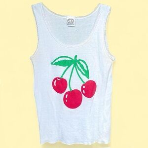 JET BY JOHN ESHAYA | Vintage Cherry 🍒 Tank